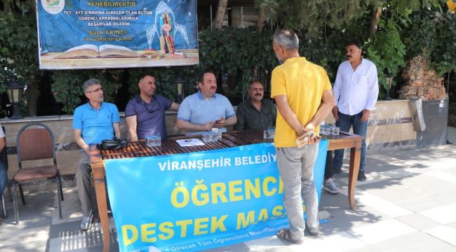 Ekinci'den Viranşehir'de YKS sınavına girecek öğrencilere destek